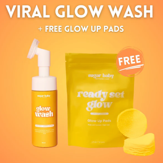 Sugar Baby’s Glow Up Wash + Gratis Pads ✨
